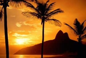 tramonto-rio-de-janeiro brasile, la rotta delle emozioni